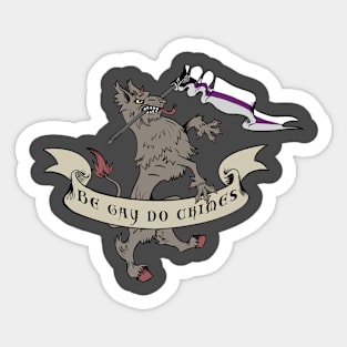 Demi Flag - Do Crimes Sticker